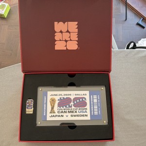 FIFA World Cup Football Ticket Stub Japan v Sweden 25 June 2026 Dallas for sale on Ebay