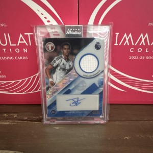 Topps Pristine 2026 Fulham Josh King Player Worn Relic Auto 64/75 for sale on Ebay