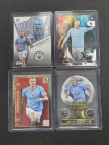 Erling Haaland 2023 Topps Jade Crystal Stadium LOT Manchester City Die Cut for sale on Ebay