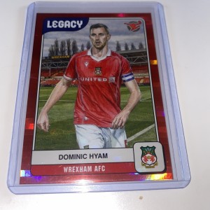 Dominic Hyam Wrexham /10. Paninis Football EFL. Red Parrallel. for sale on Ebay