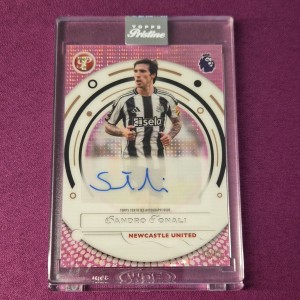 Topps Pristine 2026 Sandro Tonali Pristine Autograph /15 Encased Newcastle  for sale on Ebay