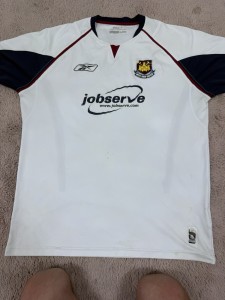 West Ham United Away Shirt 2005/2006 for sale on Ebay