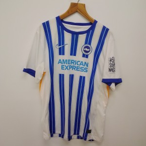 Nike Brighton & Hove Albion Home Shirt Minteh 17 XL Blue White for sale on Ebay