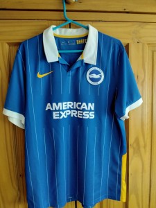 BRIGHTON AND HOVE ALBION HOME SHIRT XL for sale on Ebay