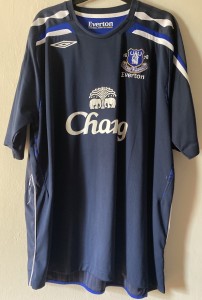 NWOT Everton FC Chang Football Shirt Size 2XL for sale on Ebay