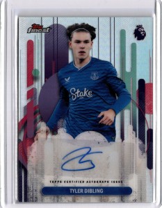Tyler Dibling Auto - Everton - 2026 Topps Finest Premier League for sale on Ebay