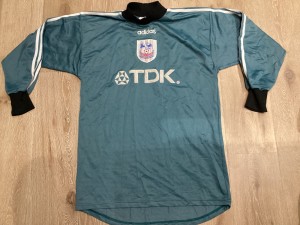 Crystal Palace 1996/1997 Goalkeeper Adidas Shirt TDK Size Large Used Vintage for sale on Ebay