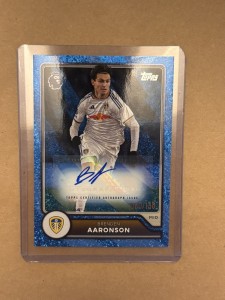 Topps Premier League Flagship 2026/27 - Brenden aaronson autograph 50/150 Leeds for sale on Ebay