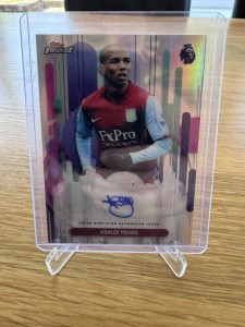 2026 Topps Finest Premier League Ashley Young Auto Aston Villa for sale on Ebay