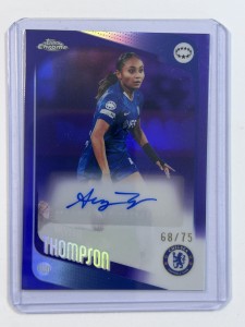 TOPPS WOMENS CHROME 25/26 ALYSSA THOMPSON CHELSEA AUTO 68/75. for sale on Ebay