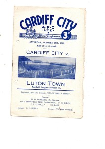 Cardiff City v Luton Town 1949 - 1950 for sale on Ebay