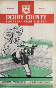 Derby County v Aston Villa Div 1 1950/51 for sale on Ebay