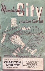 Manchester City v Charlton Athletic Div 1 1954/55 for sale on Ebay