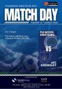 Fulwood Amateurs v AFC Knowsley Tuesday 11th August 2026 for sale on Ebay