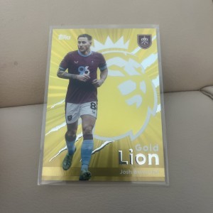 Topps Josh Brownhill Gold Lion Burnley Premier League 2025/26 for sale on Ebay