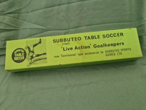 Subbuteo Accessories Set C.123 Live Action Goal Keepers for sale on Ebay
