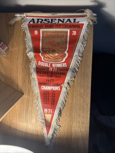 Arsenal FC Wall Hanger Sign - 1970/1971 - Rare Vintage In Excellent Condition for sale on Ebay