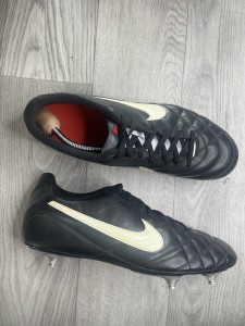 Nike Football Boots, Size 11, Black Leather, Great Used Condition for sale on Ebay
