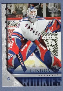 2005-06 UPPER DECK NHL HOCKEY YG: #216 HENRIK LUNDQVIST YG RC, NEW YORK RANGERS for sale on Ebay