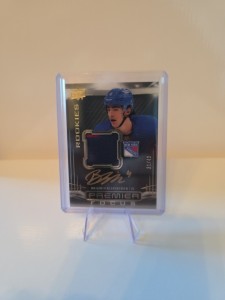 2022-23 UD Premier Focus Braden Schneider RPA Auto Patch /49 Rangers RC for sale on Ebay