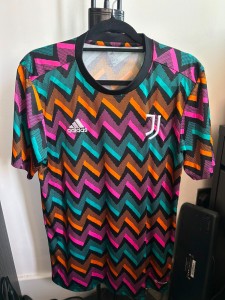 RARE Juventus Adidas Pre Match Football Shirt 2021-2022 M, Excellent Condition for sale on Ebay