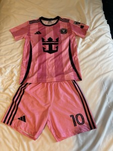 Unisex Kids Football Club Kit Messi Adidas Size 11-12y for sale on Ebay