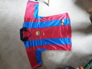 Barcelona Men's Football Shirt Jersey Size XLarge for sale on Ebay