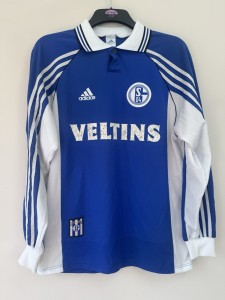 Schalke 04 Football Shirt 1990s Rare LongSleeves Adults Medium Adidas for sale on Ebay