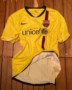 Barcelona 08/09  player issue away shirt - inner wasg tags - FREE POSTAGE WW for sale on Ebay