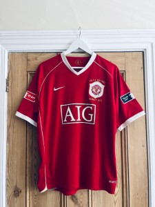 Manchester United Cristiano Ronaldo #7 (Match worn?) FA Cup Final Shirt 2007 for sale on Ebay