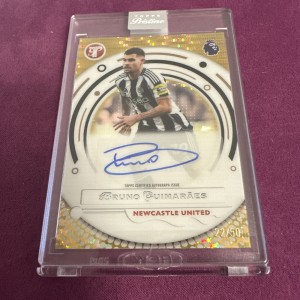 Topps Pristine Premier League 2026 Guimaraes 22/50 Newcastle Auto Encased  for sale on Ebay
