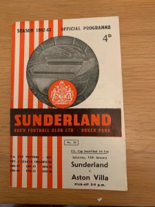1963-4 League Cup Semi Final Sunderland V Aston Villa Rare for sale on Ebay