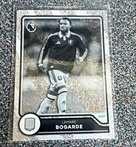 Panini Premier League Lamare Bogarde Aston Villa 04/75 Serial Numbered for sale on Ebay