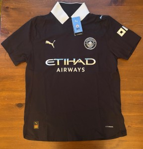 Manchester City Puma Away Jersey Black Ultraweave Men’s Size L BNWT for sale on Ebay