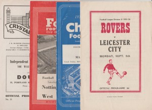 4 x 1950's FOOTBALL PROGRAMMES for sale on Ebay