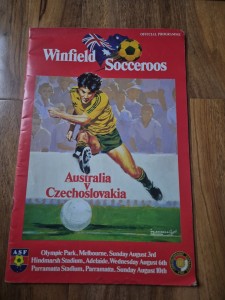 1985 Australia v Czechoslovakia Official Programme for sale on Ebay