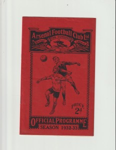 1932/33 Div.1.Arsenal v Sheffield United.ARSENAL CHAMPIONS! for sale on Ebay