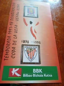 Athletic V Aston Villa 1996/1997 UEFA Cup Programme for sale on Ebay