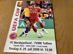FC Nordsjaelland v TVMK Tallinn July 2008 for sale on Ebay