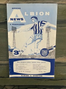 West Bromwich Albion v Everton, Division 1, 1962/63, (Champions) for sale on Ebay