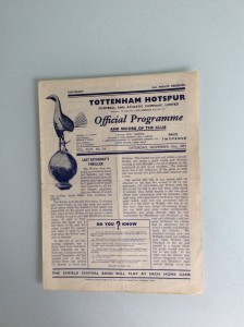 TOTTENHAM HOTSPUR RESERVES V PORTSMOUTH RES 10.11.1951 FOOTBALL COMB SECTION B for sale on Ebay