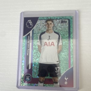 Topps 2025-26 Premier League Micky van de Ven Tottenham Hotspur #256 Parallel for sale on Ebay