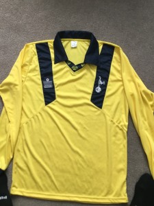 TOTTENHAM HOTSPUR / SPURS -  Retro Admiral Yellow away shirt size Large for sale on Ebay