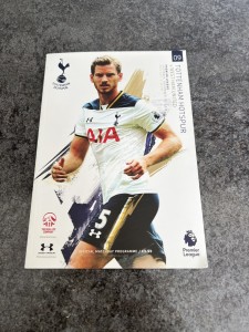 Tottenham v West Ham   Football programme.   2016  for sale on Ebay