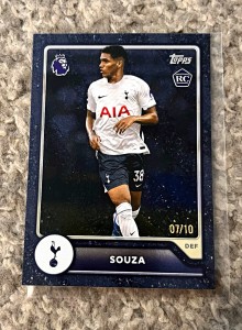 Souza 07/10 #38 Rookie - Topps Premier League 2026/27 Tottenham Hotspur for sale on Ebay