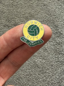 Vintage Norwich City Gomm Ball Badge - The Canaries for sale on Ebay