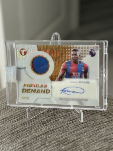 Yannick Bolasie Relic Auto /50 Encased Crystal Palace - Topps EPL Pristine 2026 for sale on Ebay