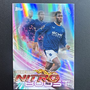 Topps Nitro Boost Insert NB10 Thierno Barry Everton Premier League 2026/27 for sale on Ebay
