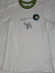 FRANZ BECKENBAUER JOHAN CRUYFF SIGNED AUTOGRAPHED  NEW YORK COSMOS RETRO SHIRT for sale on Ebay