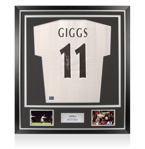 Ryan Giggs Back Signed Manchester United 1997-99 Away Shirt In Classic Frame for sale on Ebay
